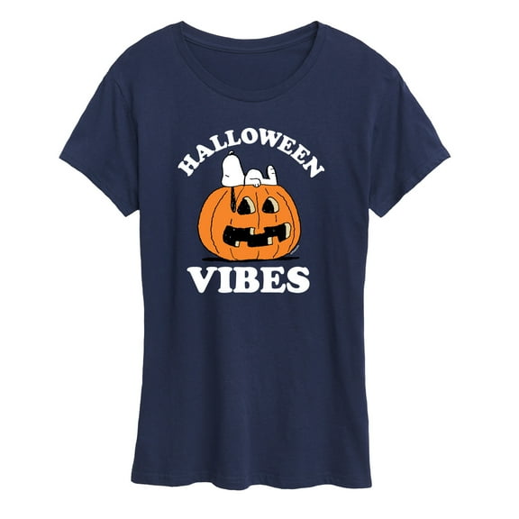 Peanuts - Halloween Vibes - Women's Short Sleeve Graphic T-Shirt