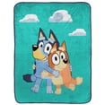thumbnail image 1 of Bluey 'Hugs' Kids Silk Touch Fleece Throw, 100% Polyester, 1 of 5