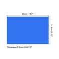 thumbnail image 2 of Uxcell Shrink Plastic Sheet, 20cm x 14.5cm x 0.3mm Sanded Shrink Films Paper for Craft Fluorescent Blue 10 Pack, 2 of 5