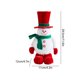 thumbnail image 3 of Adornos navideños, decoraciones navideñas, regalos navideños, decoración de escritorio navideña, figura de muñeco de nieve con gorro rojo de terciopelo, decoración de escena, colgantes de poliéster, 3 of 6