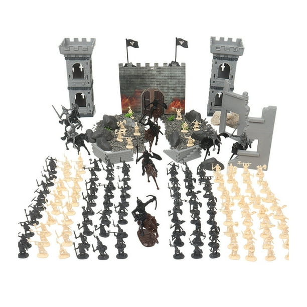 Vogacara 4-6 años de edad, modelo de simulación, de mesa, decoración, juguetes de plástico, conjunto de regalos de cumpleaños para el hogar, Kits de construcción modelo Doble color Vogacara FN010853-01