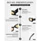 thumbnail image 3 of Sunglasses For Women Minimalist Classic Design Fashion UV400 Square Sun Glasses Unisex TY2984, 3 of 4