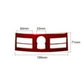 thumbnail image 3 of Real Bright Soft Car Interior Carbon Fiber Sticker DecorationRed Carbon Fiber GPS Navigation Console Panel Cover For Nissan 350Z 2006-09Auto Car Protection Interior Accessories, 3 of 8