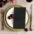 thumbnail image 2 of 100 Pcs 2-Ply Black Dinner Napkins Paper Napkins Disposable Guest Hand Towels for Bathroom Dinner Wedding Baby Shower Halloween Party Guest Bathroom Napkins, 2 of 14