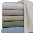 thumbnail image 4 of Royal Tradition Solid 300-Thread-Count, 100-Percent Cotton Percale Queen Bed Sheets Set, Lilac, 4 of 4