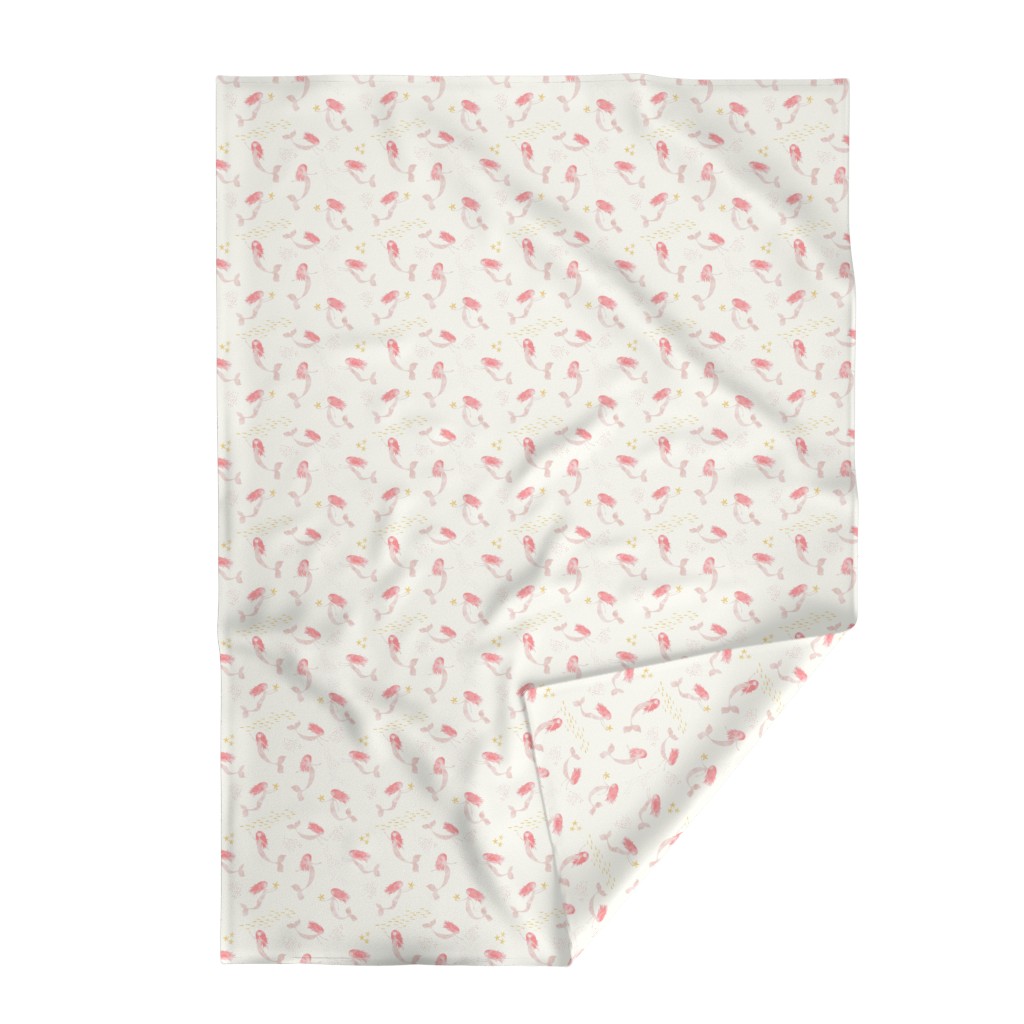 Plush Minky Throw Blanket, 50" x 70" Medium Scale Whimsical