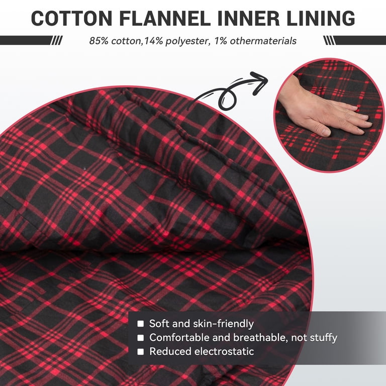 KingCamp XL Cotton Flannel Oversized Sleeping Bag photo 2