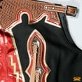 thumbnail image 3 of Hilason Handmade Genuine Leather Chaps Adult Handtooled Rodeo Bull Riding, 3 of 7