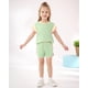 thumbnail image 3 of Conjunto de ropa deportiva para niñas pequeñas SANMIO Color Block 4-5T Green, 3 of 8