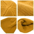 thumbnail image 3 of 1. SUAVE Y LIGERO: paquete de 2 gorros de moda incluidos, hechos de poliéster, viscosa y nailon de alta calidad, súper más suaves que los gorros acrílicos normales. La magnífica tecnología de punto, 3 of 5