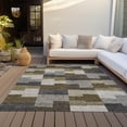 thumbnail image 6 of Addison Rugs Chantille Indoor/Outdoor Transitional Geometric Brown Washable Rectangle Rug, 10' x 14', 6 of 6