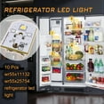thumbnail image 3 of WR55X11132 WR55X25754 Luz de Refrigerador, Reemplazo del Conjunto LED Refrigerador Wr55x30602 Wr55x26486 10 Piezas, 3 of 5