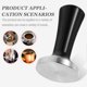 thumbnail image 3 of EXHUMKY Herramienta Tamper Espresso Acero Inoxidable Base Plana De Fácil Limpieza, 3 of 8