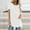 White, variant on Aloohaidyvio Tops Plus Size,Womens Summer Solid Round Neck Loose Short Sleeve Tops T-Shirt Blouse