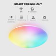 thumbnail image 3 of Amdohai Smart Ceiling Light 11-inch 15W Flush Mount Wi-Fi Ceiling Lamp, 3 of 7