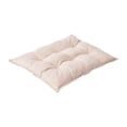 thumbnail image 2 of Washable Pet Mat Soft Linen Like Cushion Durable Stitching Pet Sleeping Pad Non Slip Comfort Rest Bed, Reinforced Durable Design, For Cats Small Dogs Indoor Floor Sofa Crate Sleeping Use, 2 of 9