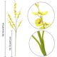 thumbnail image 2 of 12Pcs Yellow Artificial Gypsophila Flowers, Artificial Orchids Flowers Silk Fake Dancing Orchids Bouquet (Yellow), 2 of 3