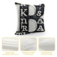 thumbnail image 4 of YINGXI Hopyeer Throw Pillow Cover New York Night City Girl Words Design Building Night Scene Skyline Typography Home Decor Pillow Cases 18x18in, 4 of 5