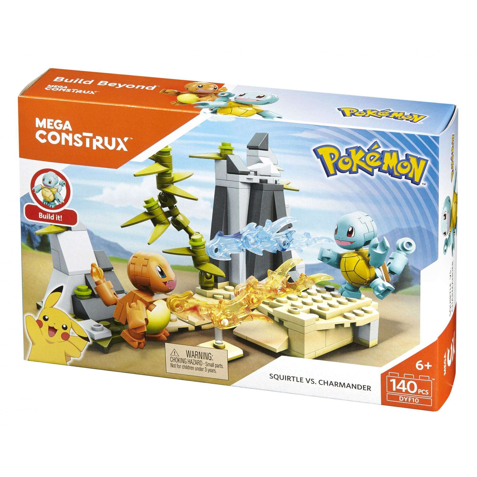 Mega Bloks Construx Pokemon Set 4 Characters With Base Plate