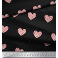 thumbnail image 2 of Soimoi Cotton Voile Fabric Floral & Heart Printed Craft Fabric by The Yard 42 Inch Wide, 2 of 3