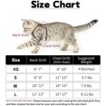 thumbnail image 2 of GFDYREE Cat Vest Harness and Small Dog Vest Harness for Walking, All Weather Mesh Harness, Cat Vest Harness with Reflective Strap, Step in Adjustable Harness for Small Cats (Black, Large), 2 of 7