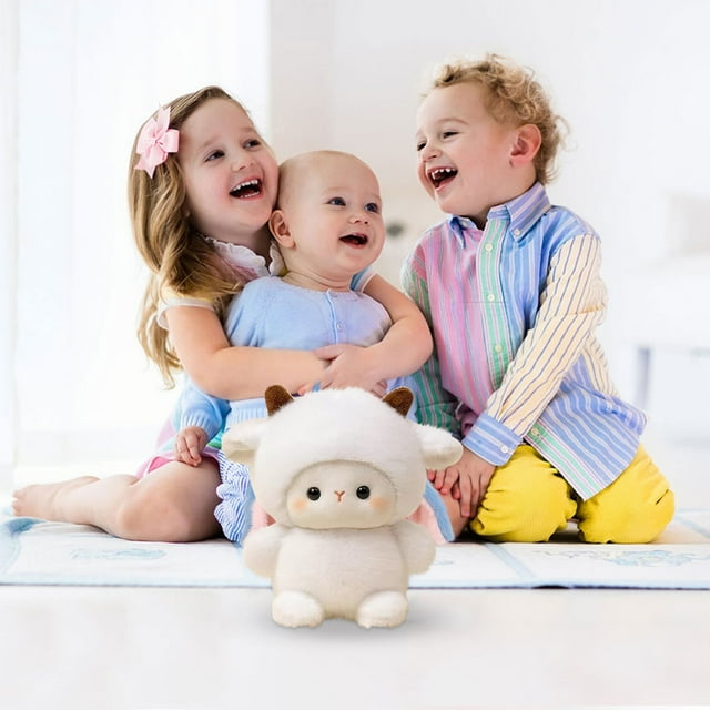 Plush Animal Set 6.3 Inch Cute Stuffed Animals Plush Sheep Elephant Chicken Panda Birthday Valentine’s Day