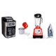 thumbnail image 1 of COMBO LICUADORA BLUEWARE BW6 750W 2LTS ROJO + BATIDORA + CAFETERA + PLANCHA, 1 of 5
