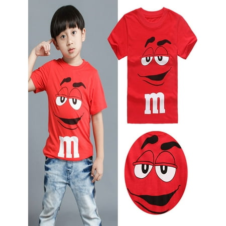 

Toddler Kids Boys Summer Cartoon Chocolate Tees Short Sleeve T-shirt Top