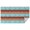 Blue, Brown, variant on Blue and Brown Geometric Pattern Rectangle Tablecloth 60"x84",Waterproof Polyester Rectangle Table Cloth, Wipeable Spillproof Polyester Tablecloth for Dining, Camping, Indoor and Outdoor