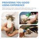 thumbnail image 5 of BRIGHTFUFU 3pcs para el hogar mascota perros de enfermería botellas de gato comederos para mascotas botellas de leche para mascotas, 5 of 7