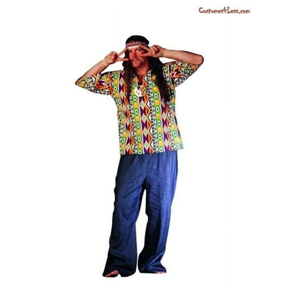 60s Male Hippie Costume Adult Standard