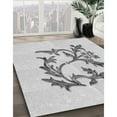 thumbnail image 3 of Ahgly Company Tapis d'Intérieur Lavable en Machine Carré Gris Platine, 8 Pieds Carré, 3 of 7