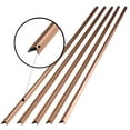 thumbnail image 2 of FASÄDE 47 in. Decorative Vinyl Outside Corner Trim Polished Copper (5 Pack), 2 of 7