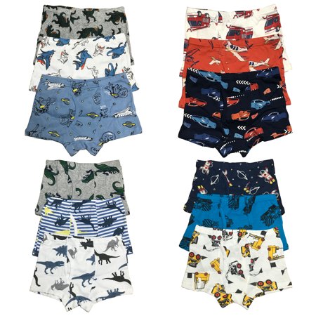 

Discover Unmatched Style and Comfort: B&Q 12-Pack of Toddler Boys Cotton Boxer Briefs | Sizes 4T 5T 6T 7T and 8T | Stylish Comfortable and Durable Essentials