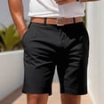 thumbnail image 5 of Zimjoy Men's Golf Shorts with Pocket 7" Elastic Waist Quick Dry Water Resistant Chino Shorts for Casual Office Dress Work, Black L, 5 of 5