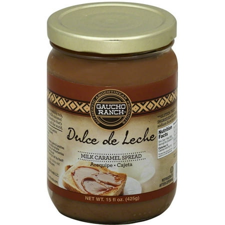 Gaucho Ranch Dulce De Leche Milk Caramel Spread, 15 fl oz, (Pack of