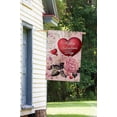 thumbnail image 2 of Heart Rose Decorative Double-Sided Happy Valentine Day House Flag 28 x 40 inch, 2 of 5