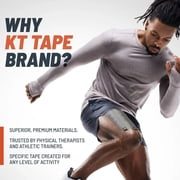 KT Tape Pro Oxygen Kinesiology Tape with Celliant Infrared Technology, Titanium, 20 Count