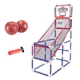 thumbnail image 3 of Juego de arcade de aro de baloncesto para niños, fácil de configurar, bomba de aire de ejercicio de altura ajustable incluida para adolescentes, niñas 2 bolas, 3 of 8