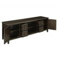 thumbnail image 3 of Atlin Designs Solid Wood Dark Chestnut Brown TV Stand Rectangular 72" Unassembled, 3 of 5