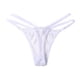 thumbnail image 3 of Gibobby Paquete de Tanga para dama Tanga sexy transparente para mujer Bragas de tanga de encaje Bragas de sexy(Blanco,Talla única), 3 of 5
