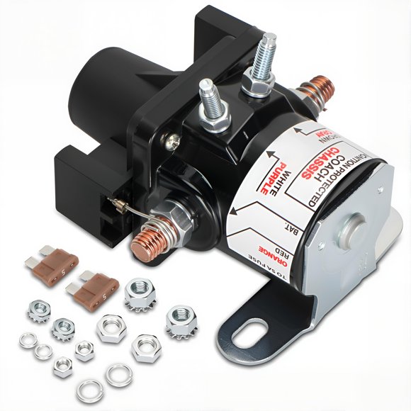 Relé de desconexión de batería Drkerr, solenoide biestable de 12 V, 100 A