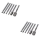 thumbnail image 3 of Scienceny 6 Pieces Rotary Burr Grinder High-speed Replacement Steel Engraving Head Grinding Polishing Woodworking DIY Files for Type2 NO2, 3 of 6