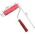 TUMALL 178mm Texture Rubber Paint Roller Brush Replacement Paint Art