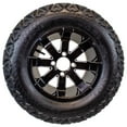 thumbnail image 4 of 23X10.50-12 Golf Cart ATV Offroad Tire On 12X7 Gloss Black Rim B4 All Terrain Mud Turf Knobby, 4 of 6