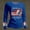 #01 Dark Blue, variant on Women's Patriotic Long Sleeve T-Shirts 250th Anniversary American Flag Gradient Print Crewneck Slim Fit 4th of July Casual Tops , #01 Wine, 3XL