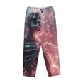 thumbnail image 4 of Balery Electric Skeleton Surrealism print Women's Pajama Pants,Ultra Lightweight Pjs,Lounge Pant-, 4 of 9