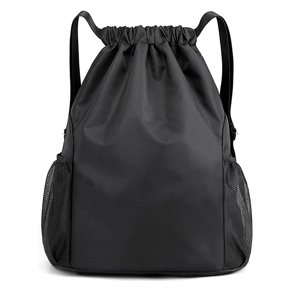 Gym Bag Waterproof Sports Bag with Zip Inner Pocket Hipster Gym Bag Lined  Backpack with Adjustable Drawstring Gym Bag 