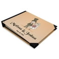 thumbnail image 2 of Darling Souvenir Orange Couple Printed Wedding Guest Book Hardbound Cover Sign In Book Registry Scrapbook-9 x 12 Inches, 2 of 5