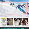 thumbnail image 4 of Case for Samsung Galaxy S22 Ultra, Slim Thin Soft TPU Bumper & Hard PC Transparent Back Shockproof Scratch Resistant Protective Phone Case for Samsung Galaxy S22 Ultra (Pink), 4 of 15